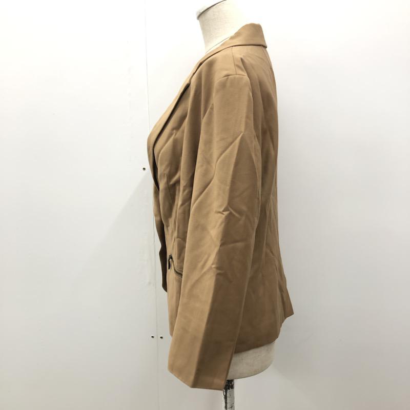 ストロベリーフィールズ STRAWBERRY-FIELDS ジャケット、上着 ジャケット、ブレザー テーラードジャケット 無地 無地 茶 / ブラウン / レディース USED 古着 中古 10031784