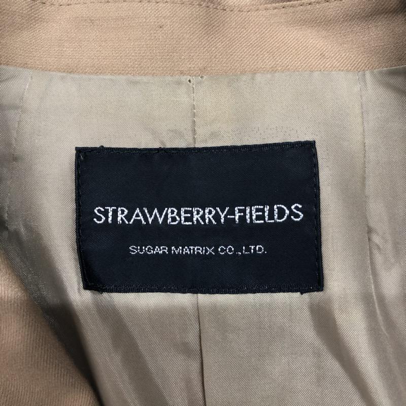 ストロベリーフィールズ STRAWBERRY-FIELDS ジャケット、上着 ジャケット、ブレザー テーラードジャケット 無地 無地 茶 / ブラウン / レディース USED 古着 中古 10031784