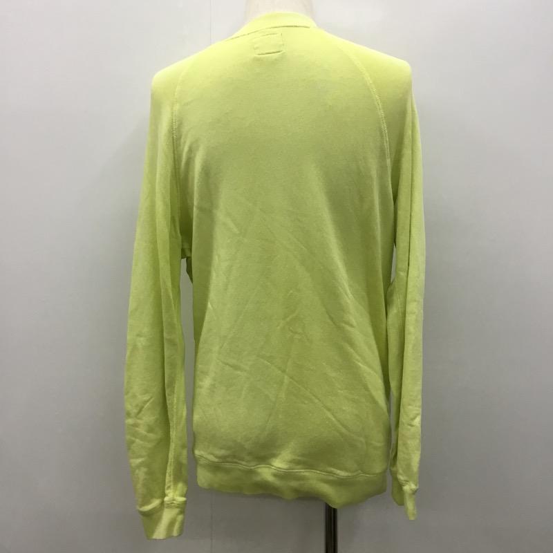 ディーゼル DIESEL カットソー 長袖 無地 Vネック S 無地 黄 / イエロー / メンズ USED 古着 中古 10031794