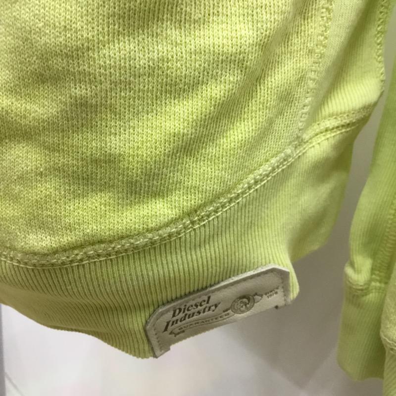 ディーゼル DIESEL カットソー 長袖 無地 Vネック S 無地 黄 / イエロー / メンズ USED 古着 中古 10031794