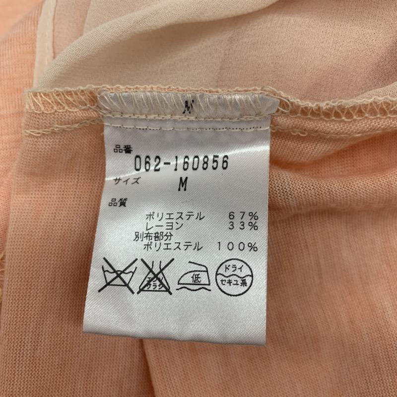 フリーズフレーズ FREE'S PHRASE カットソー 半袖 無地 M 無地 桃 / ピンク / X アイボリー / アイボリー /  レディース USED 古着 中古 10031824