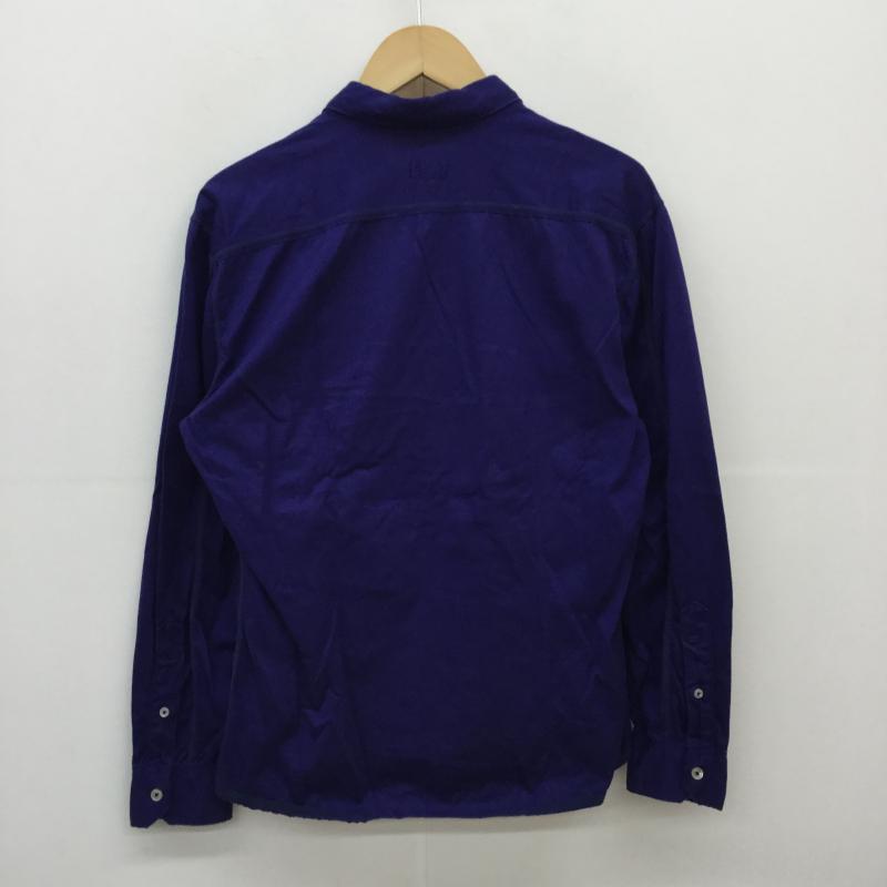 アールジェイビー R.J.B カットソー 長袖 S ワンポイント 青 / ブルー / メンズ USED 古着 中古 10031882
