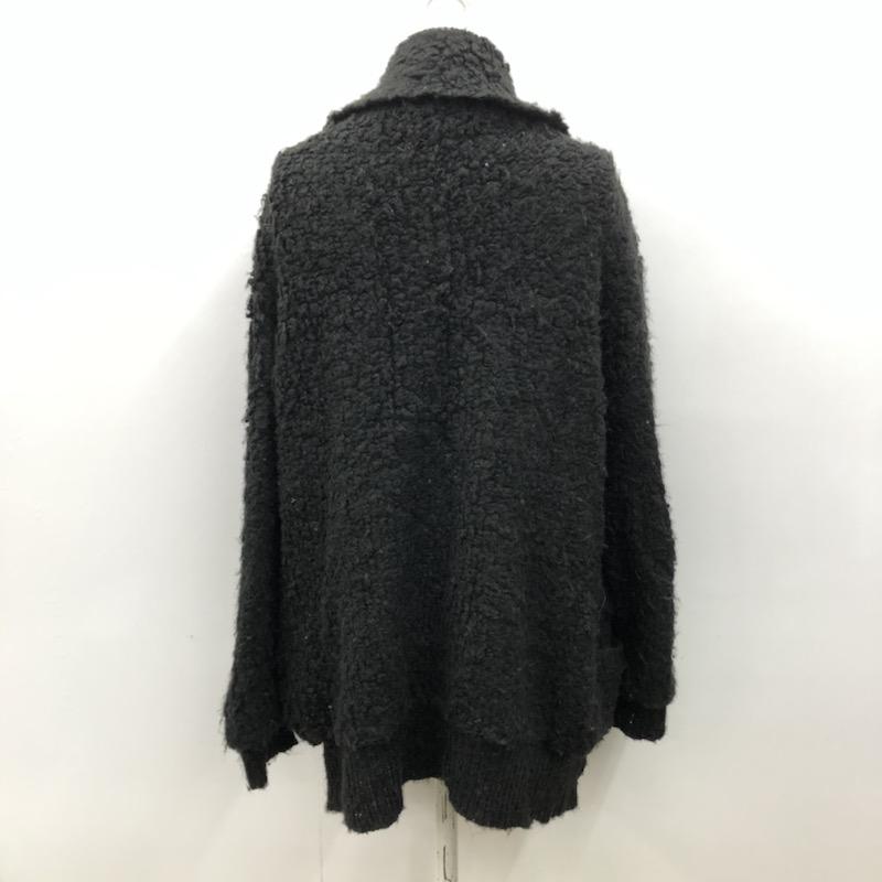 ヘザー Heather カーディガン 長袖 無地 FREE 無地 黒 / ブラック / レディース USED 古着 中古 10031884