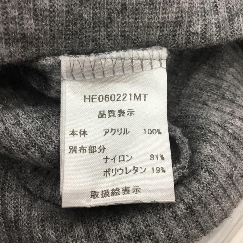 ヘザー Heather ニット、セーター 長袖 無地 ドット フリル 無地 X ドット 白 / ホワイト / X 灰 / グレー / レディース USED 古着 中古 10031988