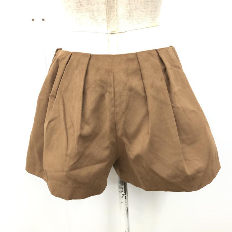 レイビームス Ray BEAMS パンツ ショートパンツ 0 無地 茶 / ブラウン / レディース USED 古着 中古 10032049