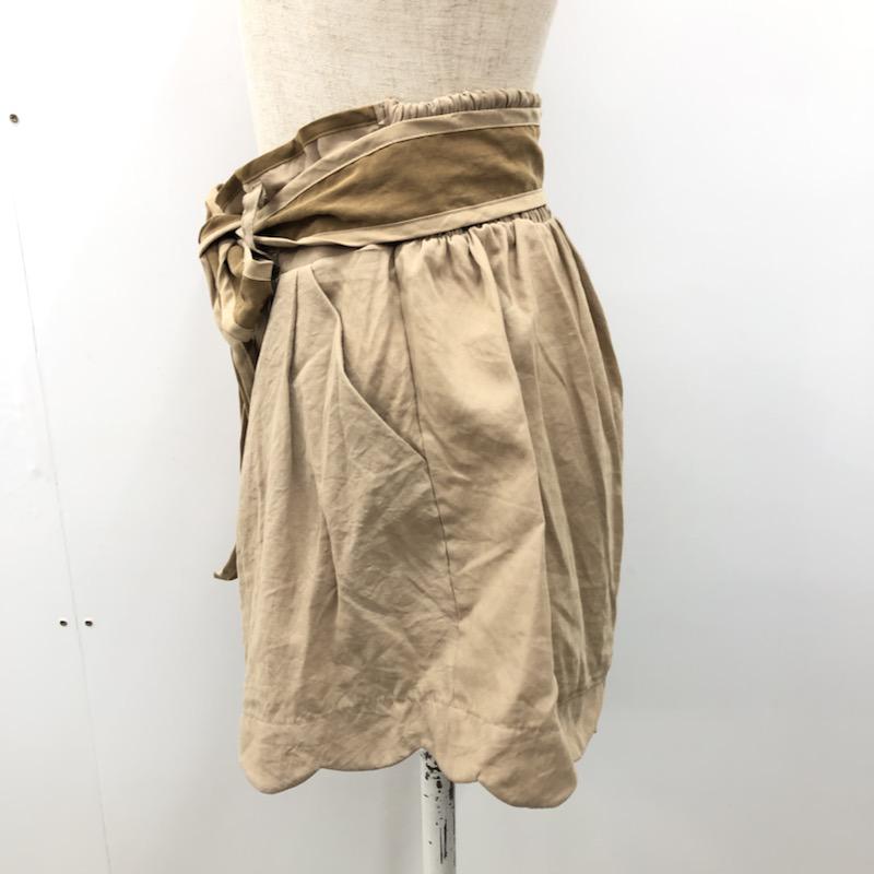 ヘザー Heather パンツ ショートパンツ FREE 無地 ベージュ / ベージュ / レディース USED 古着 中古 10032084