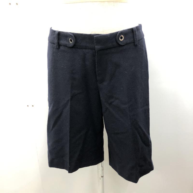 ユナイテッドアローズ UNITED ARROWS パンツ ショートパンツ 40 無地 紺 / ネイビー / レディース USED 古着 中古 10032087