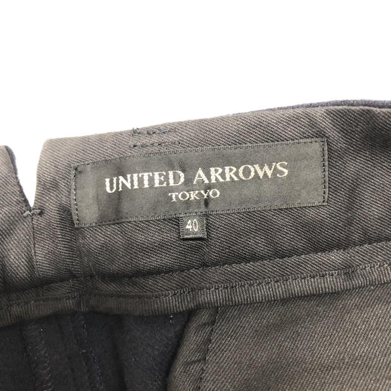 ユナイテッドアローズ UNITED ARROWS パンツ ショートパンツ 40 無地 紺 / ネイビー / レディース USED 古着 中古 10032087