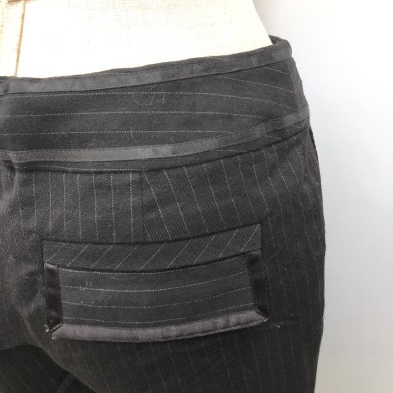 ノーリーズ NOLLEY'S パンツ ショートパンツ 36 ストライプ 黒 / ブラック / レディース USED 古着 中古 10032088
