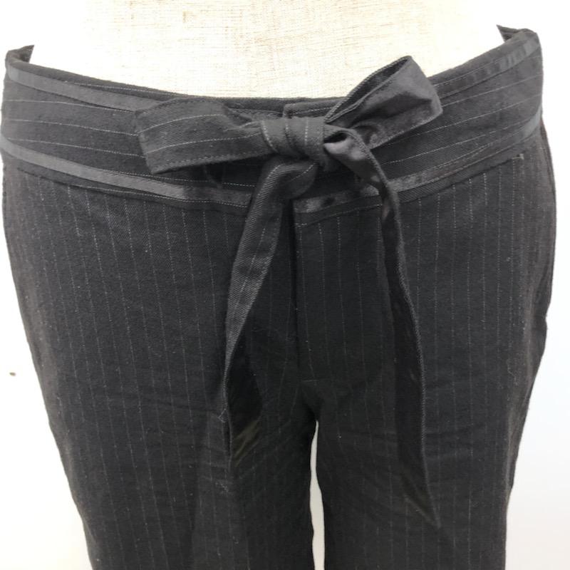 ノーリーズ NOLLEY'S パンツ ショートパンツ 36 ストライプ 黒 / ブラック / レディース USED 古着 中古 10032088