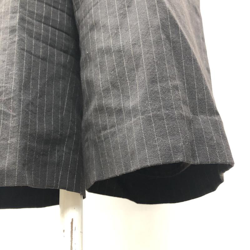 ノーリーズ NOLLEY'S パンツ ショートパンツ 36 ストライプ 黒 / ブラック / レディース USED 古着 中古 10032088