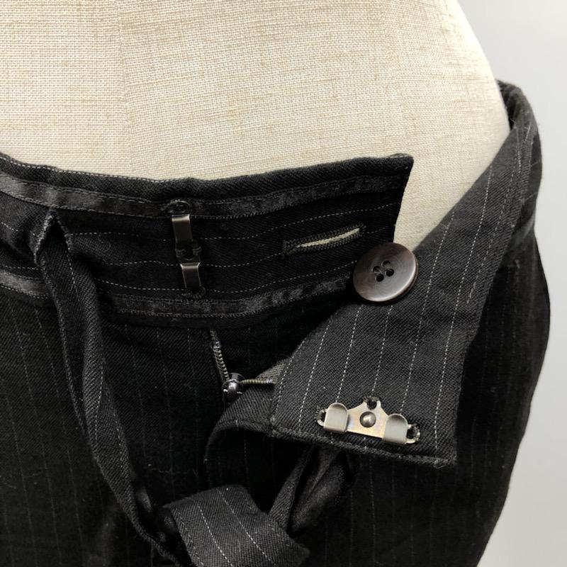 ノーリーズ NOLLEY'S パンツ ショートパンツ 36 ストライプ 黒 / ブラック / レディース USED 古着 中古 10032088