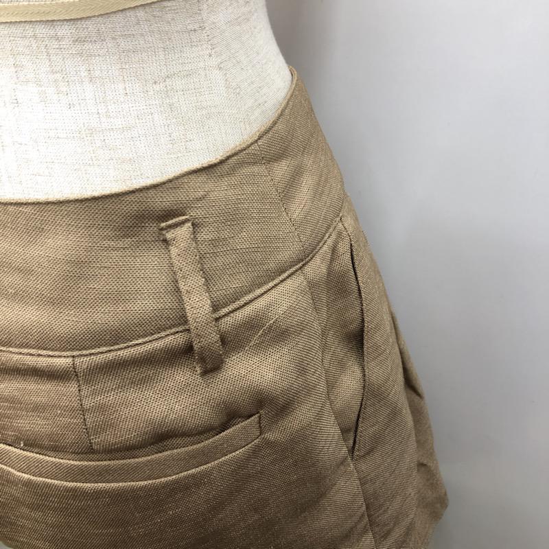ロペ ROPE' パンツ ショートパンツ 7 無地 カーキ / カーキ / レディース USED 古着 中古 10032089