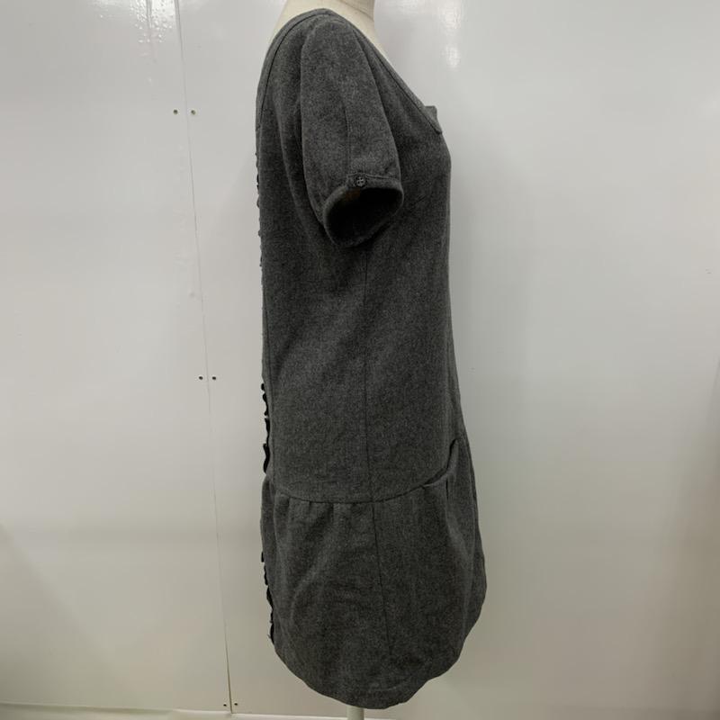 チャオパニック CIAOPANIC ワンピース ミニスカート FREE 無地 灰 / グレー / レディース USED 古着 中古 10032110