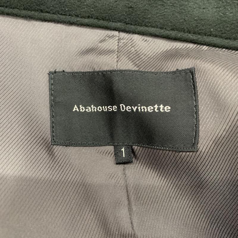 アバハウスドゥウ゛ィネット Abahouse Devinette ジャケット、上着 ジャンパー、ブルゾン 1 無地 黒 / ブラック / レディース USED 古着 中古 10032131