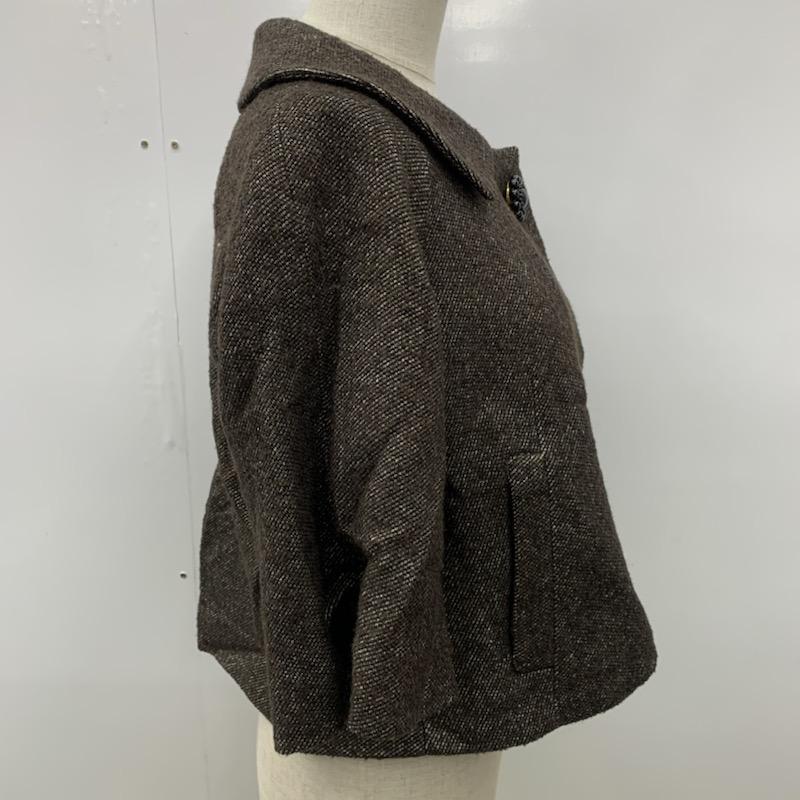 ラピスルーチェパービームス LAPIS LUCE PER BEAMS ジャケット、上着 ジャケット、ブレザー 無地 茶 / ブラウン / レディース USED 古着 中古 10032133