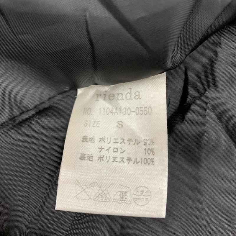 リエンダ rienda ジャケット、上着 ジャンパー、ブルゾン S 無地 黒 / ブラック / レディース USED 古着 中古 10032134