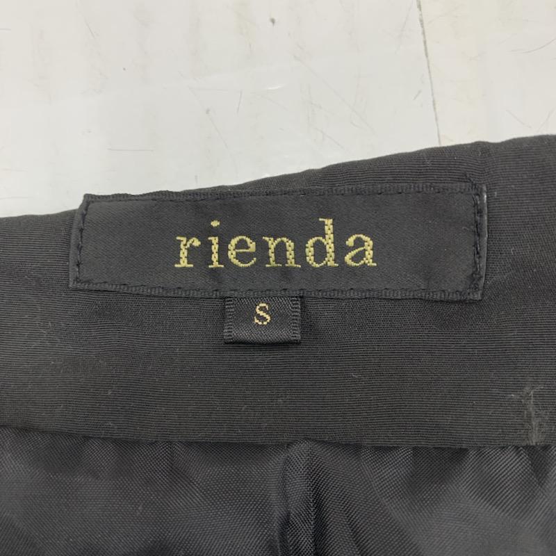 リエンダ rienda ジャケット、上着 ジャンパー、ブルゾン S 無地 黒 / ブラック / レディース USED 古着 中古 10032134