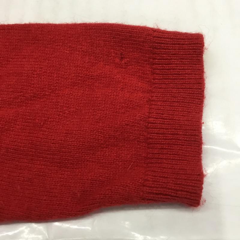 リエンダ rienda カーディガン 長袖 無地 FREE 無地 赤 / レッド / レディース USED 古着 中古 10032164
