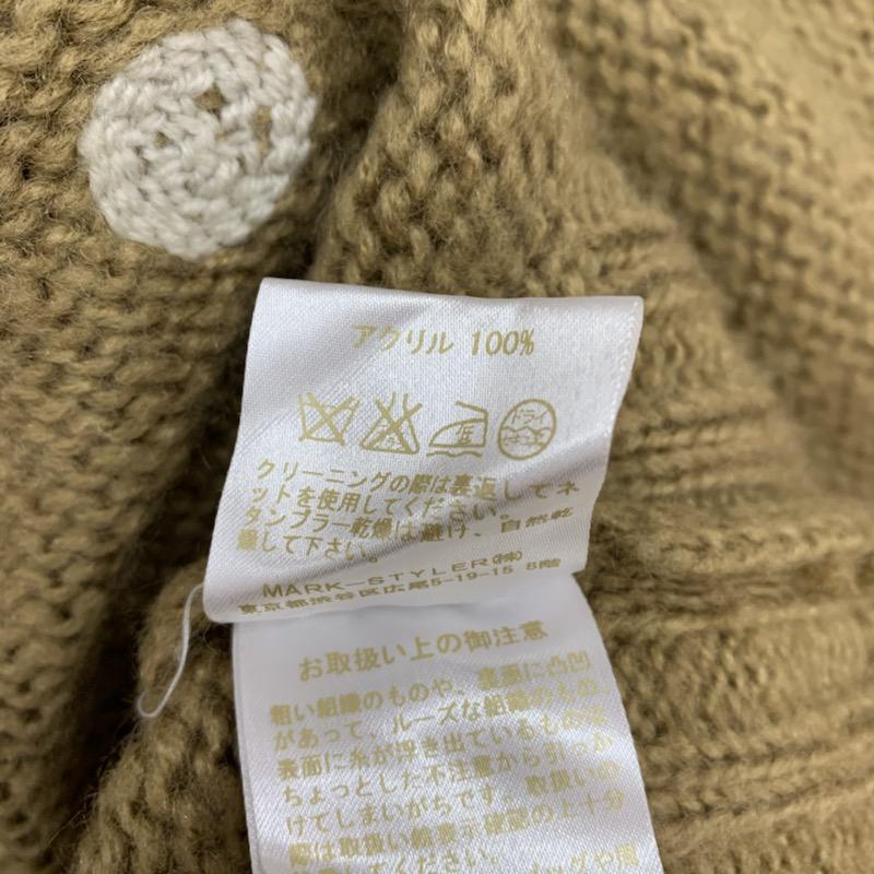 ダズリン dazzlin ニット、セーター 長袖 FREE 無地 茶 / ブラウン / レディース USED 古着 中古 10032234