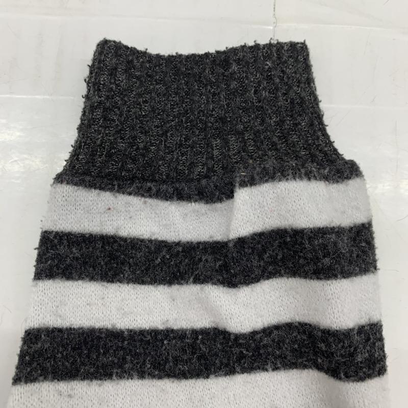 ローリーズファーム LOWRYS FARM カットソー 長袖 ボーダー M ボーダー柄 白 / ホワイト / X 黒 / ブラック /  レディース USED 古着 中古 10032277