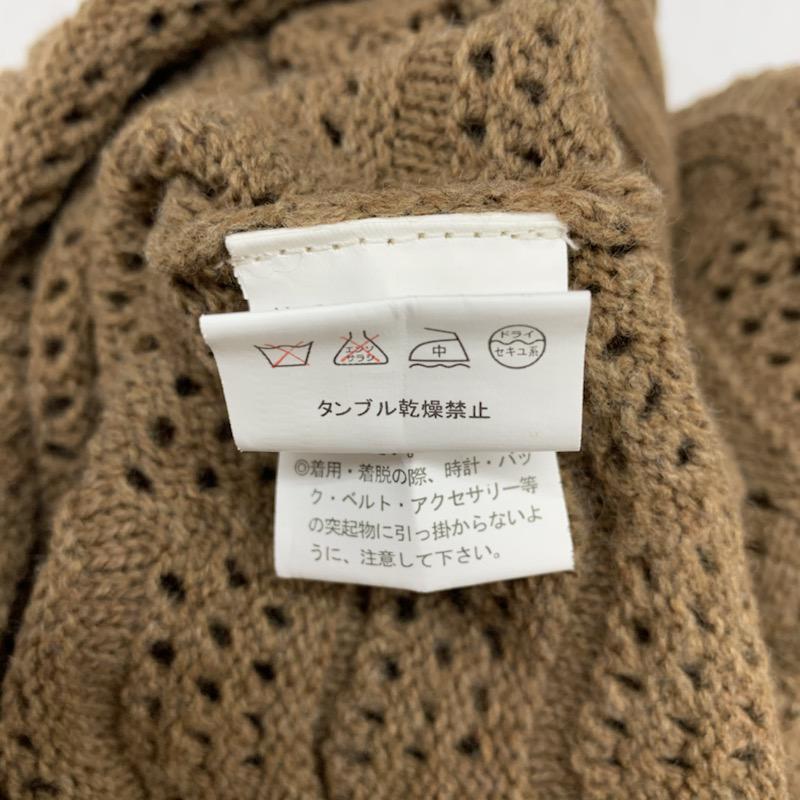 ページボーイ PAGEBOY ニット、セーター 七分袖 M 茶 / ブラウン / レディース USED 古着 中古 10032280