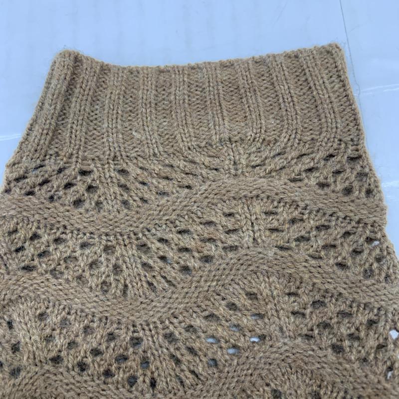 ページボーイ PAGEBOY ニット、セーター 七分袖 M 茶 / ブラウン / レディース USED 古着 中古 10032280