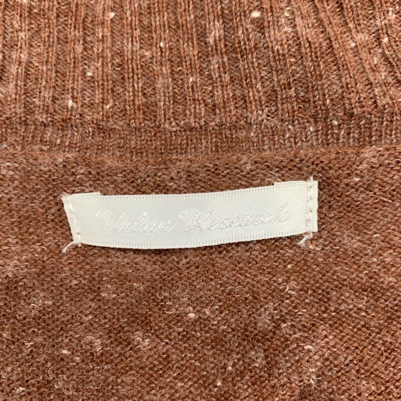 アーバンリサーチ URBAN RESEARCH ニット、セーター 長袖 無地 FREE 無地 茶 / ブラウン / レディース USED 古着 中古 10032375