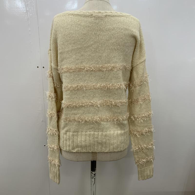 アースミュージックアンドエコロジー earth music&ecology ニット、セーター 長袖 FREE 無地 ベージュ / ベージュ / レディース USED 古着 中古 10032388