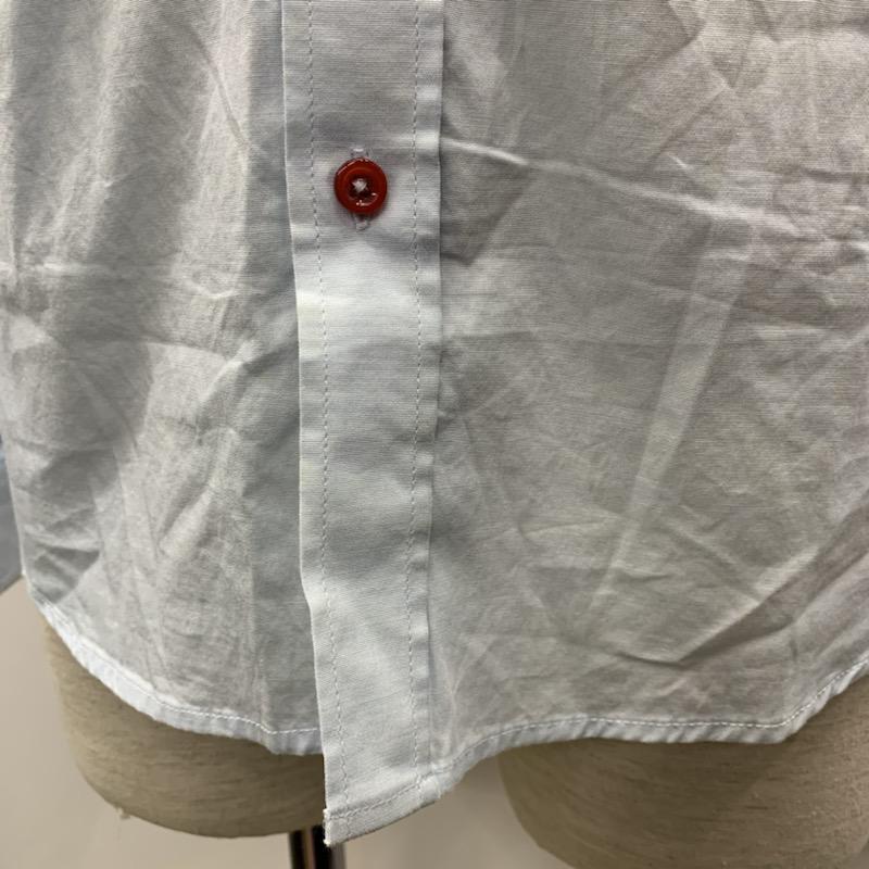 ブラウニー BROWNY シャツ、ブラウス 長袖 S 無地 水色 / ライトブルー / メンズ USED 古着 中古 10032413