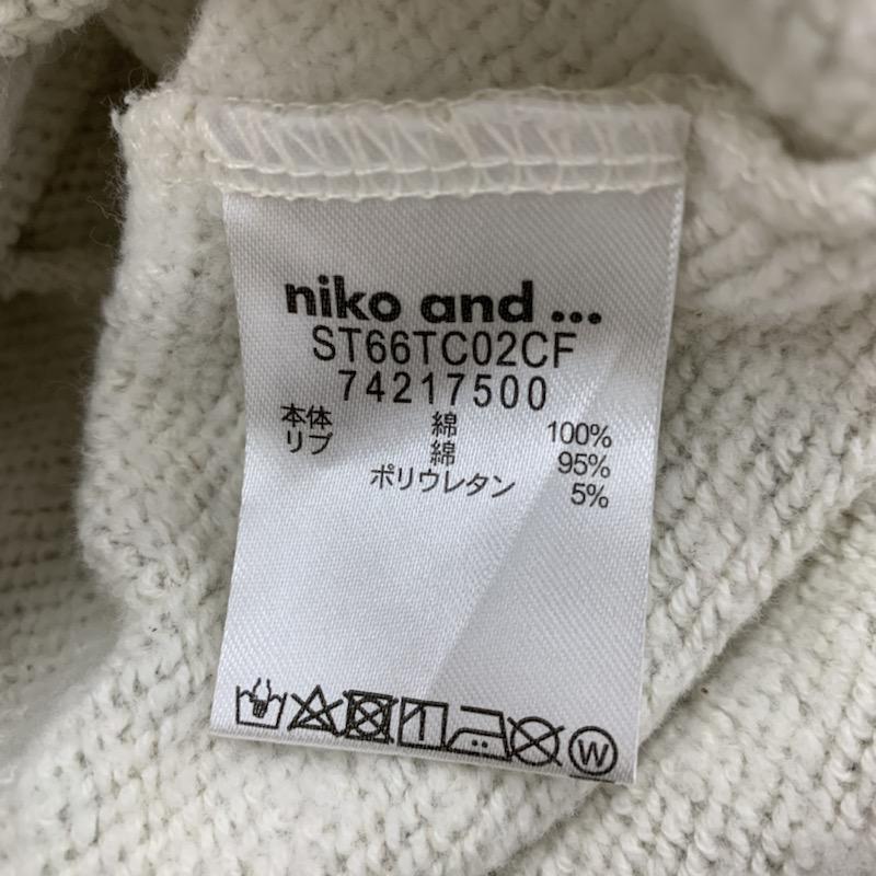 ニコアンド nico and トレーナー 七分袖 L 無地 灰 / グレー / レディース USED 古着 中古 10032489