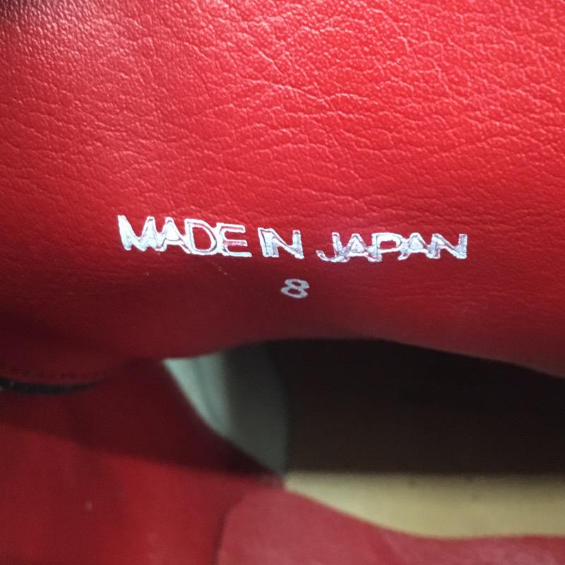 ベイプ BAPE ブーツ 一般 スエード生地 無地 SIZE:8 箱有 US:8 無地 X ワンポイント 灰 / グレー / X 赤 / レッド / メンズ USED 古着 中古 10032513