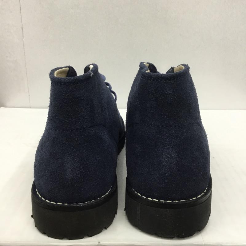 ベイプ BAPE ブーツ 一般 BAPE SUEDE BOOTS 1860-191-003 SIZE:8 箱有 US:8 無地 紺 / ネイビー / メンズ USED 古着 中古 10032514