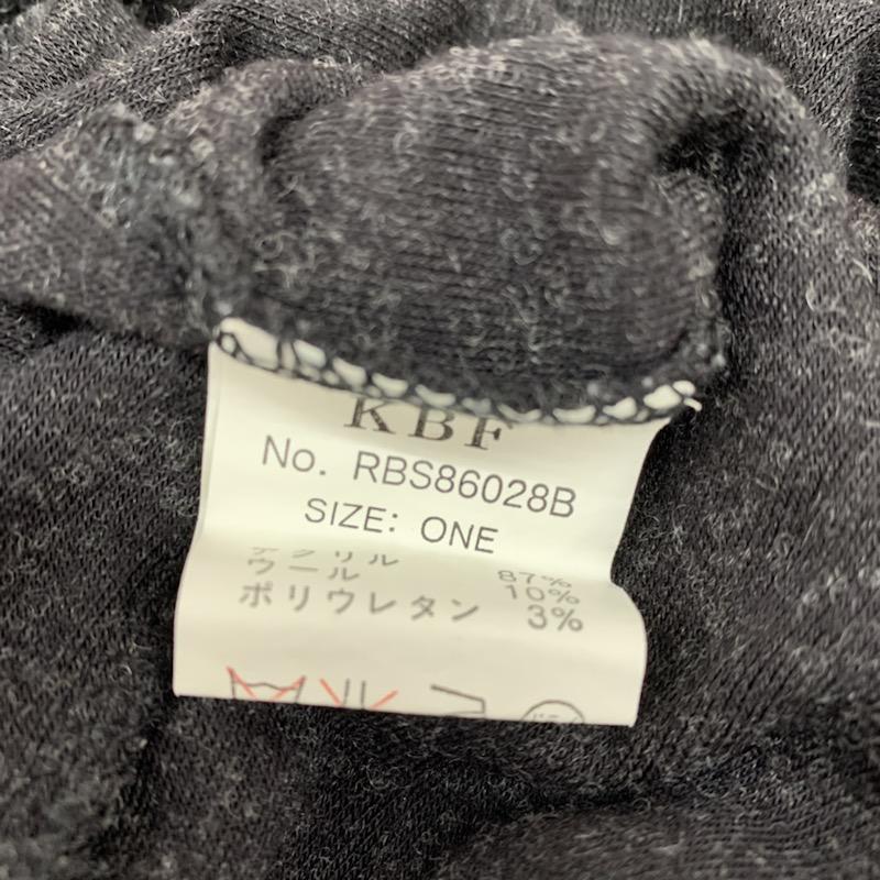ケービーエフ KBF カットソー 長袖 無地 無地 ダークグレー / ダークグレー /  レディース USED 古着 中古 10032531