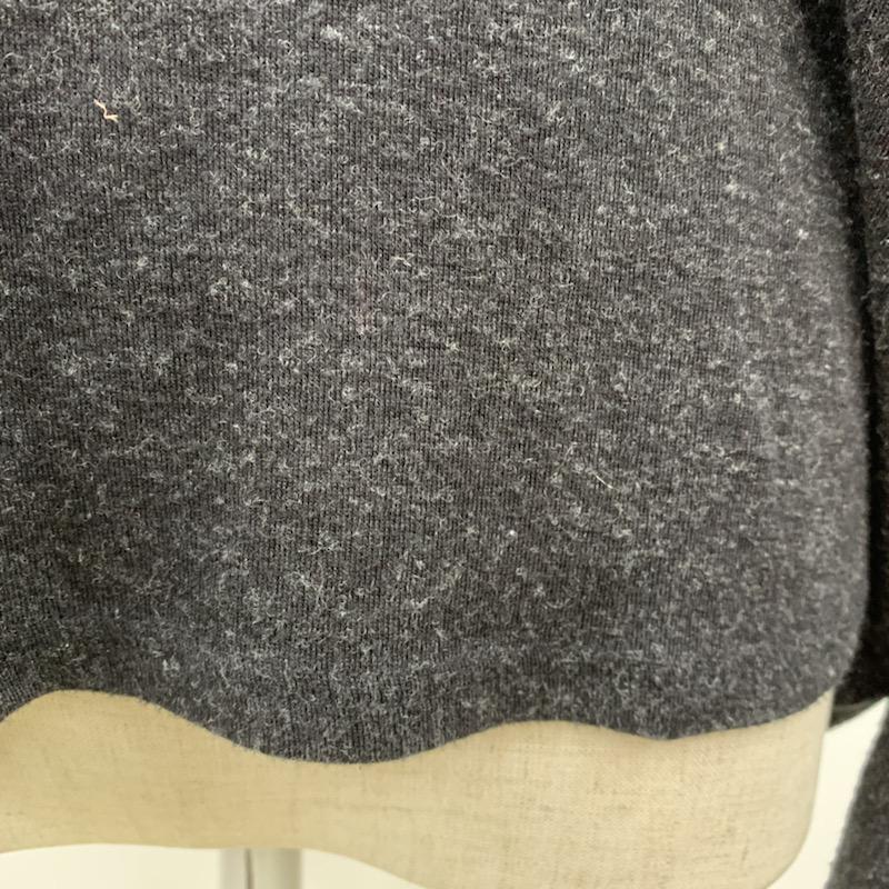 ケービーエフ KBF カットソー 長袖 無地 無地 ダークグレー / ダークグレー /  レディース USED 古着 中古 10032531