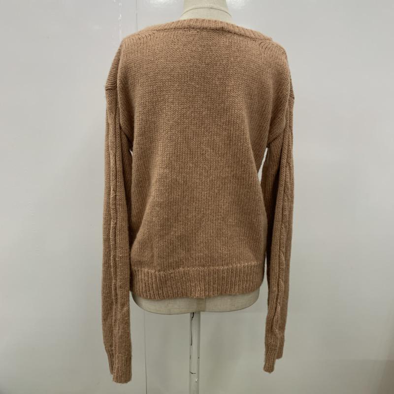 ダズリン dazzlin ニット、セーター 長袖 無地 ケーブル編み FREE 無地 桃 / ピンク / レディース USED 古着 中古 10032534