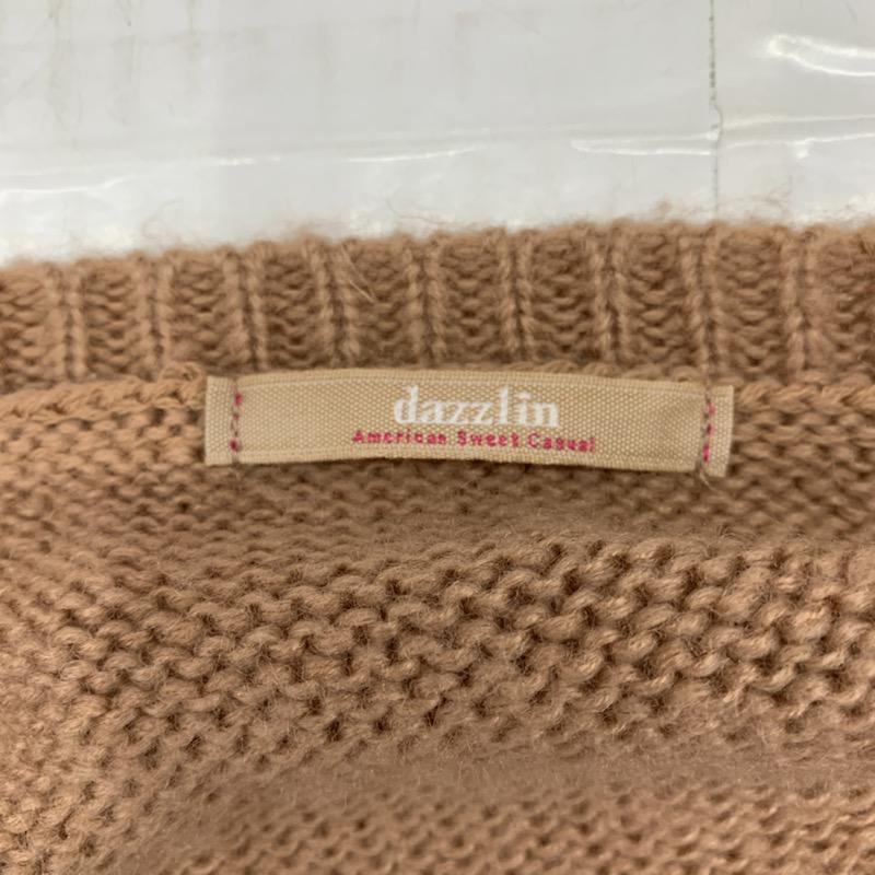 ダズリン dazzlin ニット、セーター 長袖 無地 ケーブル編み FREE 無地 桃 / ピンク / レディース USED 古着 中古 10032534