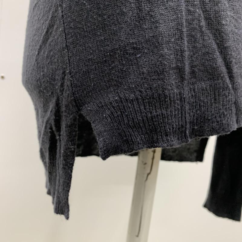 グリーンレーベルリラクシング green label relaxing ニット、セーター 長袖 無地 無地 ダークグレー / ダークグレー / レディース USED 古着 中古 10032549