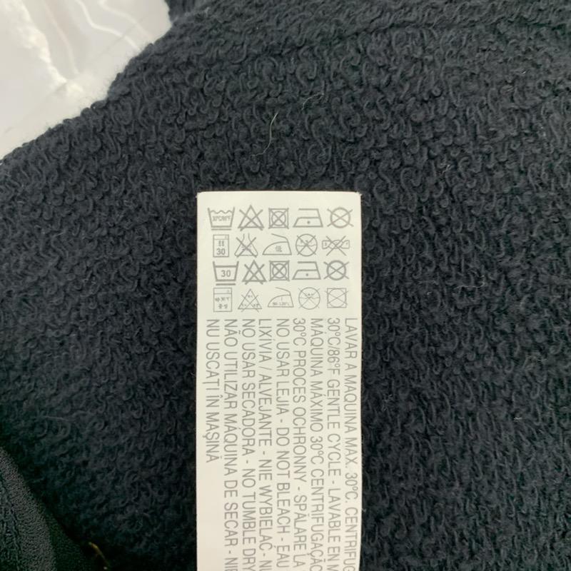 ザラ ZARA カットソー 長袖 無地 切り替え M 無地 黒 / ブラック /  レディース USED 古着 中古 10032550