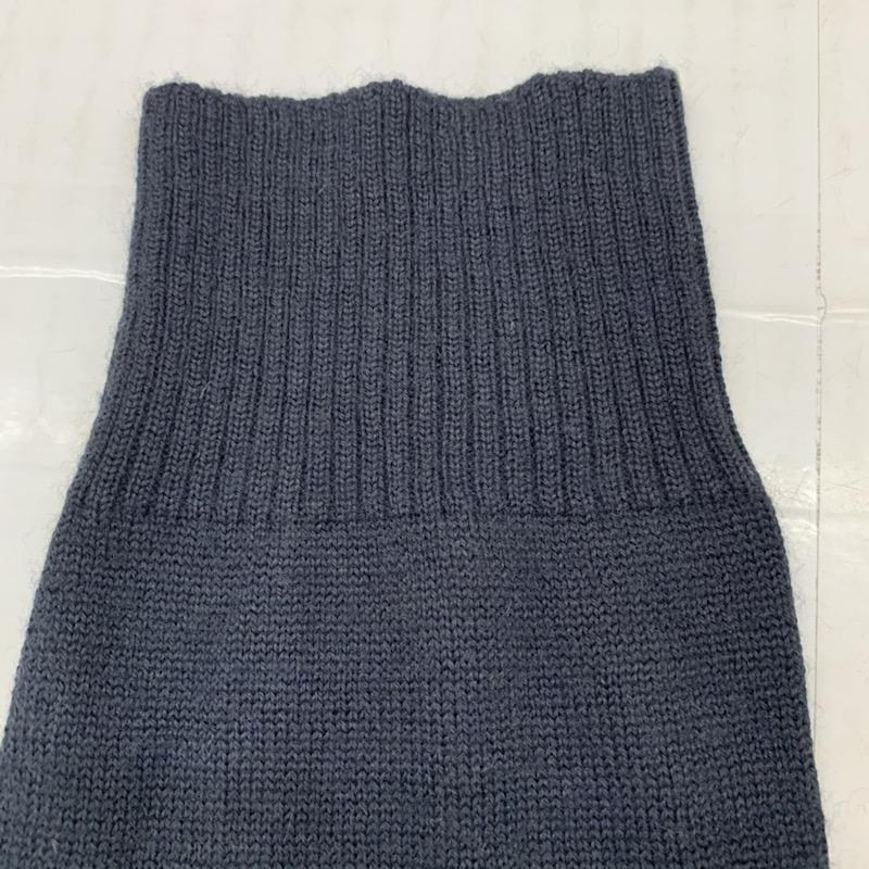 ジーナシス JEANASIS チュニック 長袖 無地 Vネック FREE 無地 灰 / グレー / X 紺 / ネイビー / レディース USED 古着 中古 10032554