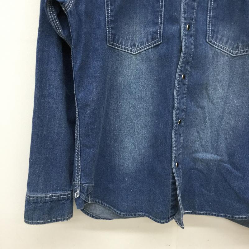 ラウンドハウス ROUND HOUSE シャツ、ブラウス 長袖 M 青 / ブルー / メンズ USED 古着 中古 10032638