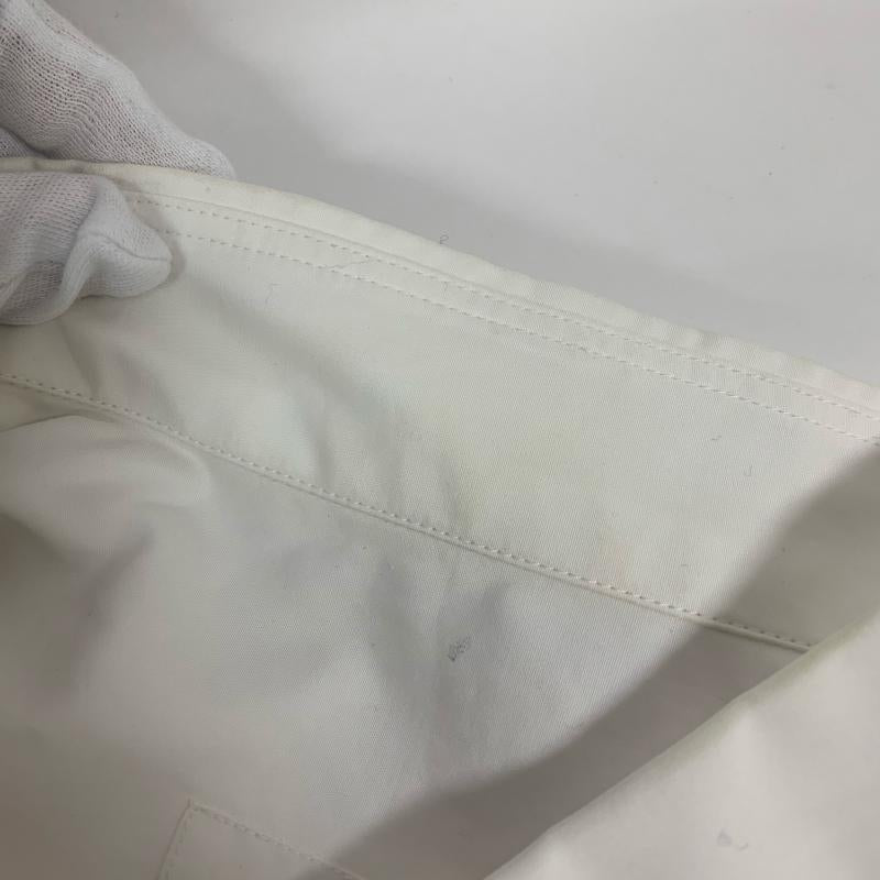 ラッドミュージシャン LAD MUSICIAN シャツ、ブラウス 長袖 アシンメトリー アシメ シャツ 2218-103 44 無地 白 / ホワイト / メンズ USED 古着 中古 10032901