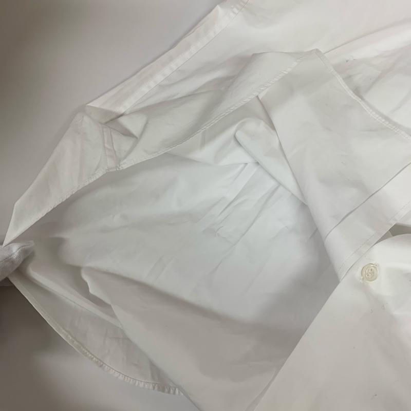 ラッドミュージシャン LAD MUSICIAN シャツ、ブラウス 長袖 アシンメトリー アシメ シャツ 2218-103 44 無地 白 / ホワイト / メンズ USED 古着 中古 10032901