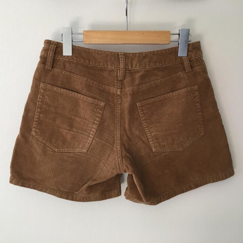 スピック&スパン Spick & Span パンツ ショートパンツ コーデュロイ 36 無地 茶 / ブラウン / レディース USED 古着 中古 10032935
