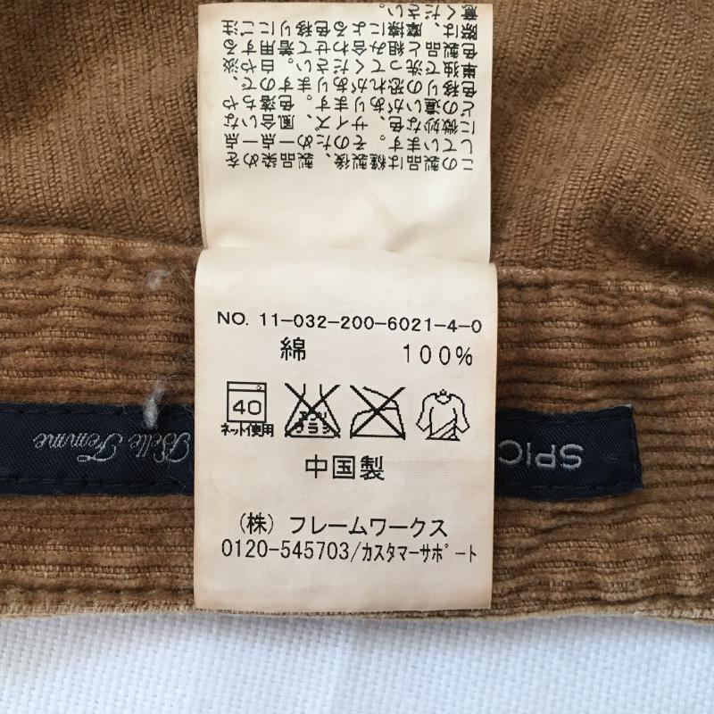 スピック&スパン Spick & Span パンツ ショートパンツ コーデュロイ 36 無地 茶 / ブラウン / レディース USED 古着 中古 10032935
