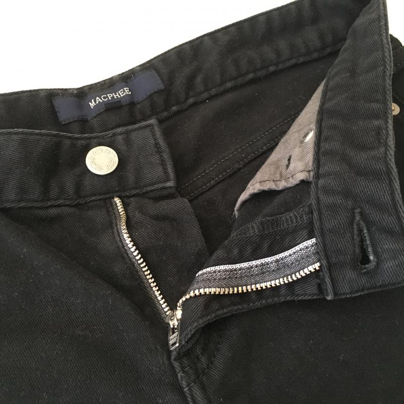 マカフィー MACPHEE パンツ チノパン 36 無地 黒 / ブラック / レディース USED 古着 中古 10032969