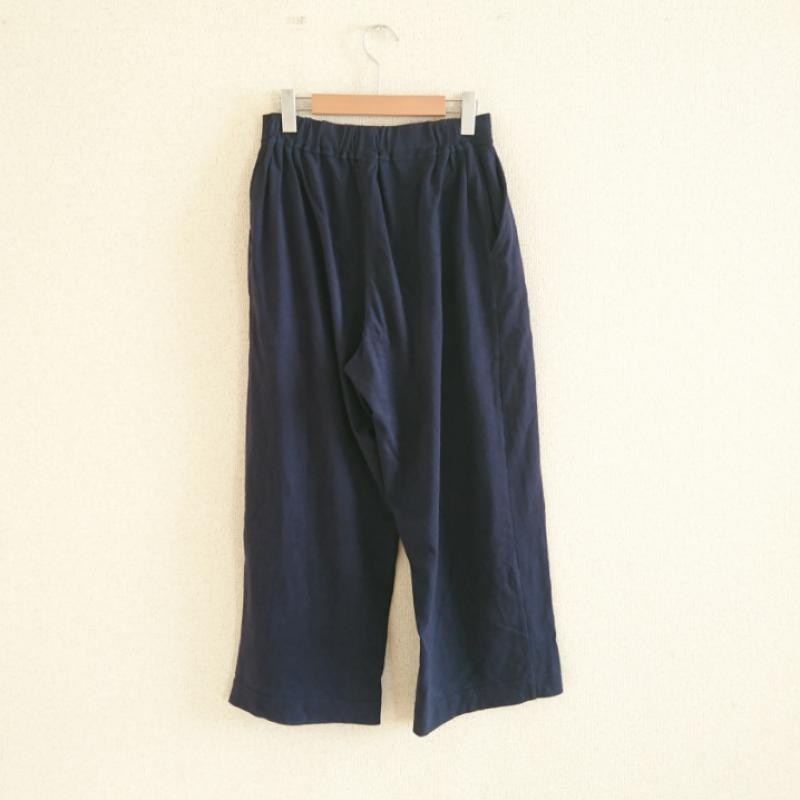 コーエン coen ボトムス ボトムス コットンワイドパンツ M 無地 紺 / ネイビー / レディース USED 古着 中古 10033014