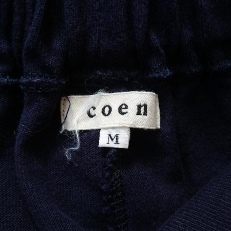 コーエン coen ボトムス ボトムス コットンワイドパンツ M 無地 紺 / ネイビー / レディース USED 古着 中古 10033014