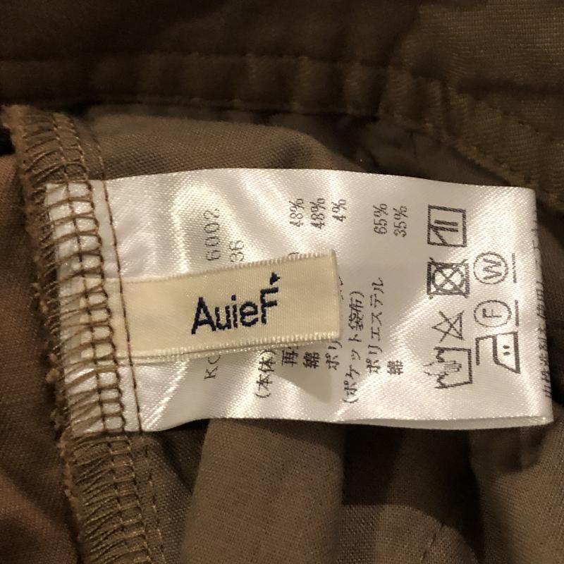 アウィーエフ AuieF パンツ ワークパンツ、ペインターパンツ 36 無地 茶 / ブラウン / X カーキ / カーキ / レディース USED 古着 中古 10033045