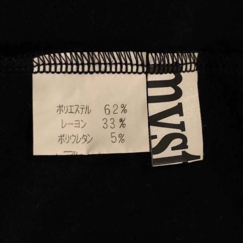 ミスティック mystic カーディガン 七分袖 ロングガウン ワンピース 無地 黒 / ブラック / レディース USED 古着 中古 10033048